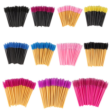 50 Pcs/Pack Eyelash Eye Lash Makeup Brush Extension Tool