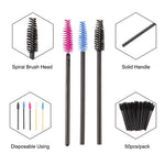 50 Pcs/Pack Eyelash Eye Lash Makeup Brush Extension Tool