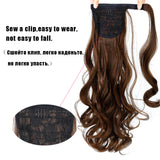 Long Color Hair Extension  Synthetic Natural  Colorfully Pony Tail Fake Hair