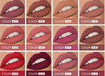 Waterproof 12 Colors Lips Makeup Lipstick Lip Gloss Long