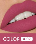 Waterproof 12 Colors Lips Makeup Lipstick Lip Gloss Long