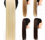 Long Color Hair Extension  Synthetic Natural  Colorfully Pony Tail Fake Hair