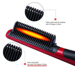 Beard Straightener Brush Uni Sex Hair Straightener Brush