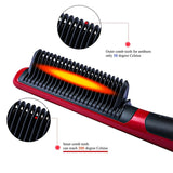 Beard Straightener Brush Uni Sex Hair Straightener Brush