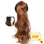 Long Color Hair Extension  Synthetic Natural  Colorfully Pony Tail Fake Hair