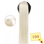 Long Color Hair Extension  Synthetic Natural  Colorfully Pony Tail Fake Hair