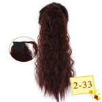 Long Color Hair Extension  Synthetic Natural  Colorfully Pony Tail Fake Hair