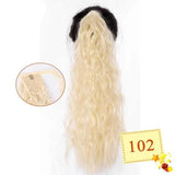 Long Color Hair Extension  Synthetic Natural  Colorfully Pony Tail Fake Hair