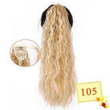 Long Color Hair Extension  Synthetic Natural  Colorfully Pony Tail Fake Hair