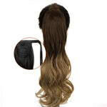 Long Color Hair Extension  Synthetic Natural  Colorfully Pony Tail Fake Hair