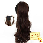 Long Color Hair Extension  Synthetic Natural  Colorfully Pony Tail Fake Hair