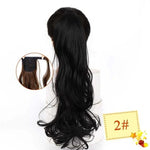 Long Color Hair Extension  Synthetic Natural  Colorfully Pony Tail Fake Hair