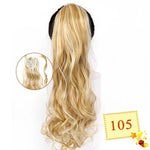 Long Color Hair Extension  Synthetic Natural  Colorfully Pony Tail Fake Hair