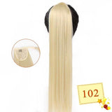 Long Color Hair Extension  Synthetic Natural  Colorfully Pony Tail Fake Hair