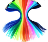 Most Colorful Synthetic Hair Extensions Clip