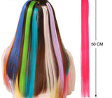 Most Colorful Synthetic Hair Extensions Clip