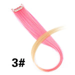 Most Colorful Synthetic Hair Extensions Clip