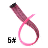 Most Colorful Synthetic Hair Extensions Clip