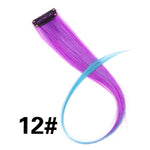 Most Colorful Synthetic Hair Extensions Clip