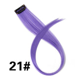 Most Colorful Synthetic Hair Extensions Clip