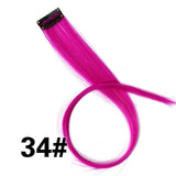 Most Colorful Synthetic Hair Extensions Clip