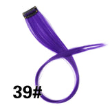 Most Colorful Synthetic Hair Extensions Clip